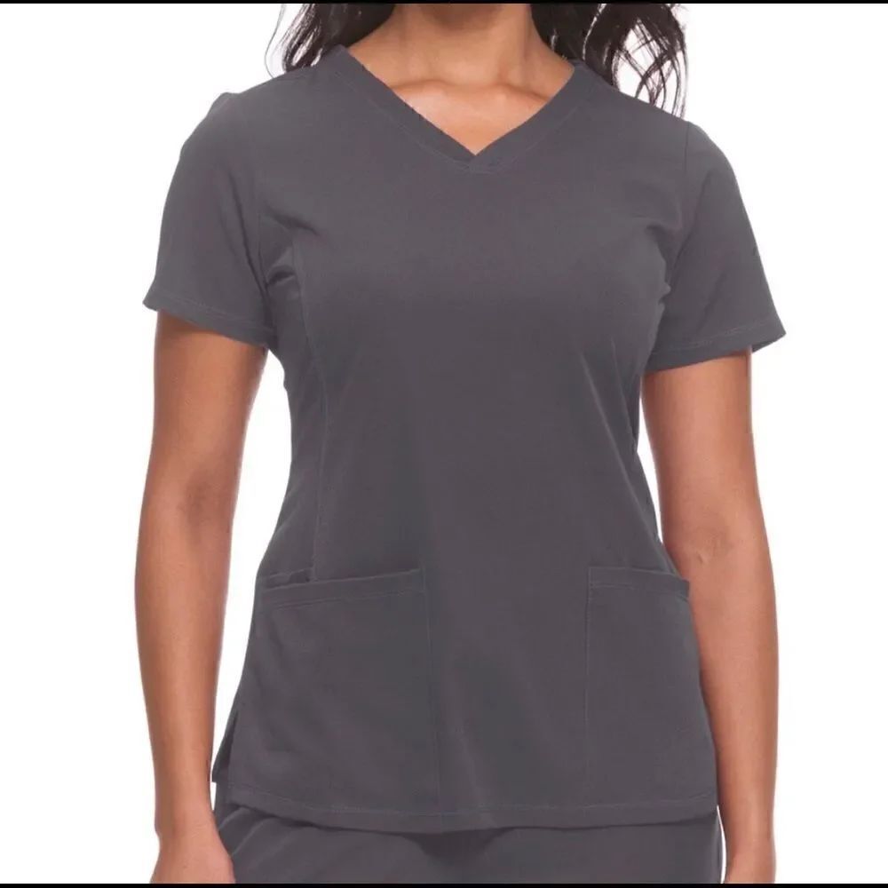 Purple Label yoga scrub top 